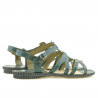 Sandales femme 595 vert