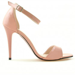 Sandales femme 1238 vernis rose