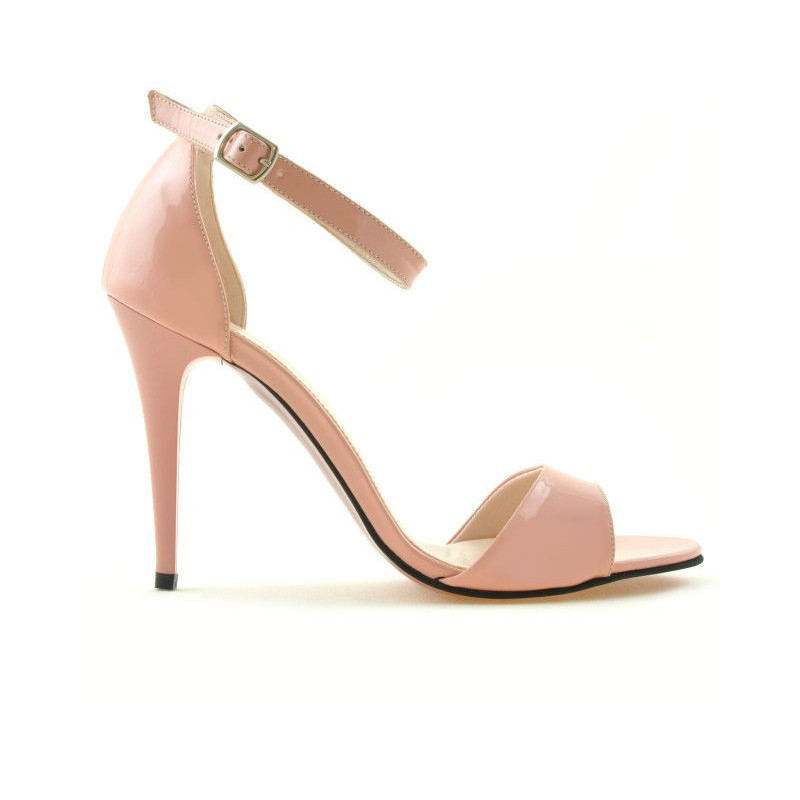 Sandales femme 1238 vernis rose